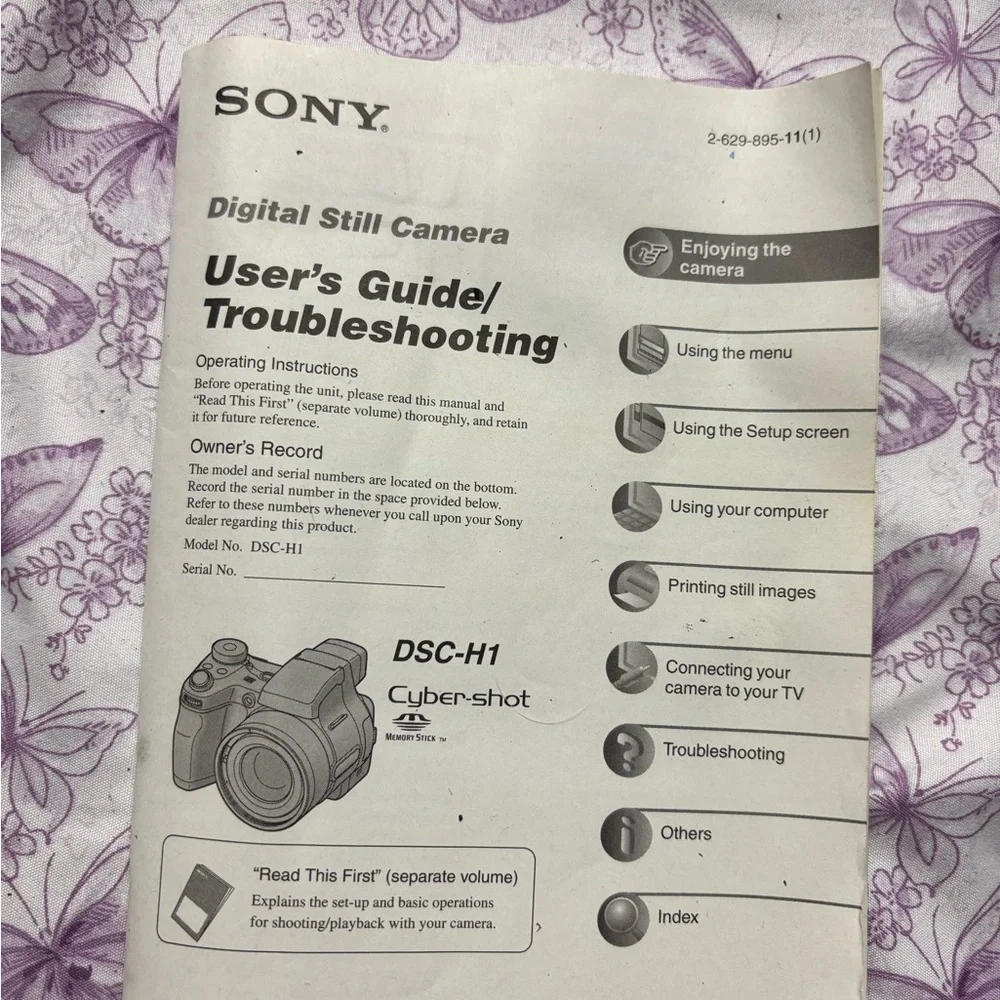 🎦2005 Sony Cyber-Shot DSC-HI Digital Camera with Samsonite Camera Bag